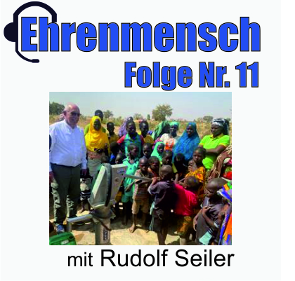 Ehrenmensch Cover von Folge 11 mit Rudolf Seiler im Portrait.