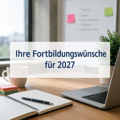 Symbolbild Fortbildungsw&uuml;nsche (KI generiert)
